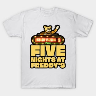 five nights at freddy's movie 2023 Josh Hutcherson graphic design T-Shirt